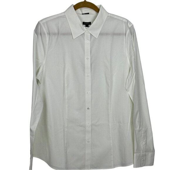 Talbot long sleeve white woman's blouse. Womens size 16 - Picture 3 of 11